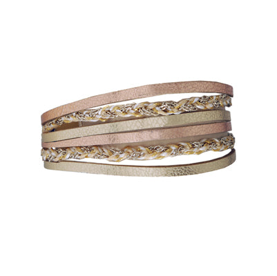 Leatherette Cuff Bracelet | Style: 411033064130