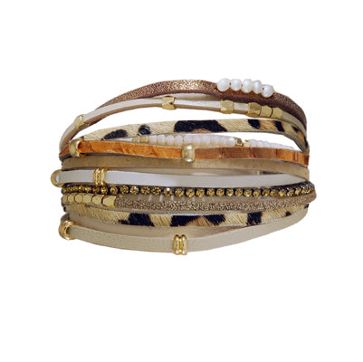 Leatherette Cuff Bracelet | Style: 411033066154