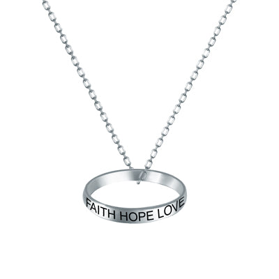 FAITH HOPE LOVE Necklace | Style: 411023063722