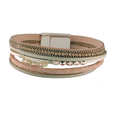 Leatherette Cuff Bracelet | Style: 411033271430