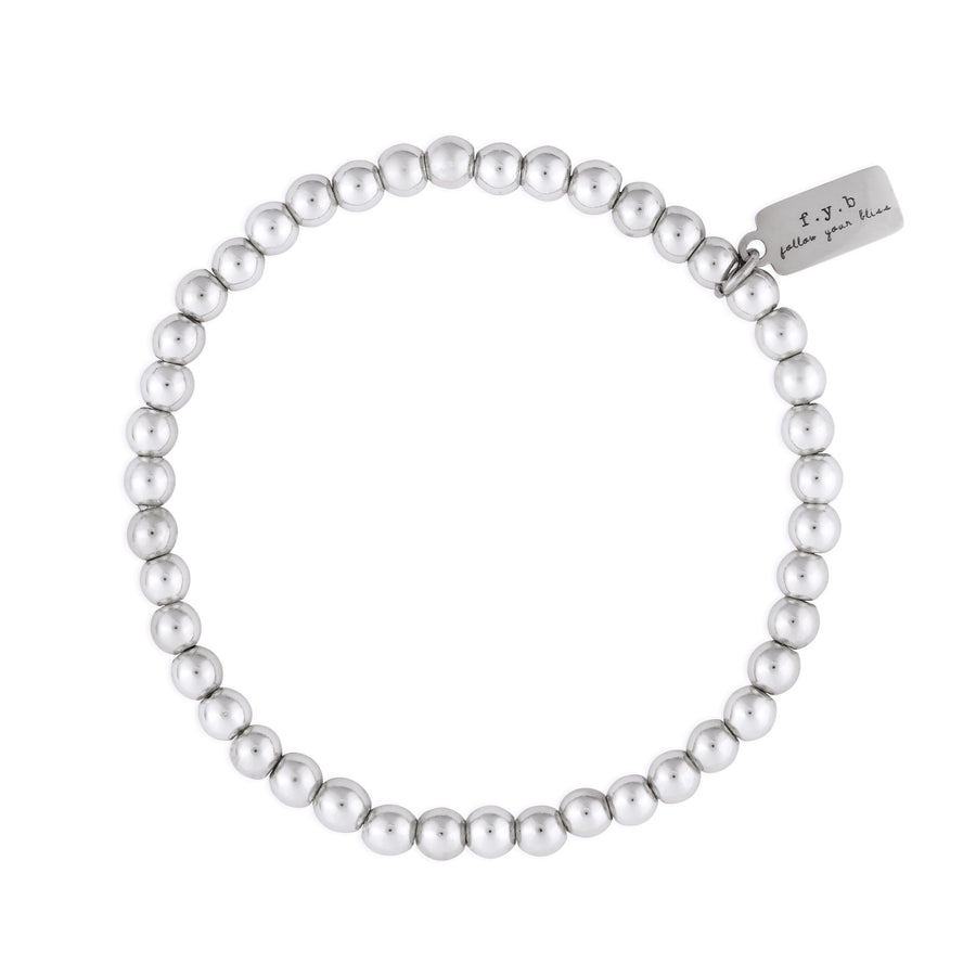 Mini Silver Staple Bracelet - Style No: 8303-0006